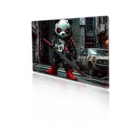 Leniutor 1 alfombrilla de mouse de Halloween para escritorio, diseño de esqueleto de niño, base de goma antideslizante, alfombrilla de escritorio de terror espeluznante para PC, laptop, oficina en