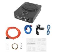 LENJKYYO Subwoofer de 600 W de 8 pulgadas con potencia activa para debajo del asiento del coche, con altavoces muy activos, subwoofer activo para subwoofer bajo el asiento, más delgado para