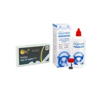 Lenjoy Day & Night PRO (6 lentillas) + Oxynate Peroxide 380 ml con estuche