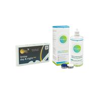 Lenjoy Day & Night PRO (6 lentillas) + Solunate Multi-Purpose 400 ml con estuche