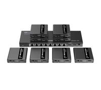 LENKENG HDMI-SPL-1x8-4K30-CAT6 Extensor Splitter de señal HDMI - Alcance 40 m - Resolución 4K - Permite conexiones 1:8 - HDMI Lo