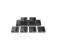 LENKENG HDMI-SPL-1x8-4K30-CAT6 HDMI-Signal-Extender-Splitter - Reichweite 40 m - 4K-Auflösung - Ermöglicht 1:8-Verbindungen - HD
