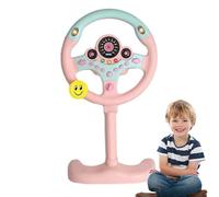Lenkradspielzeug für Kinder - ABS Fahrcontroller,25x49cm Simuliertes Stehendes Spielzeug, Auto Beifahrer Simulation | Tragbar mit Musik und Sound Kinders Autos Spielen Spaß Training