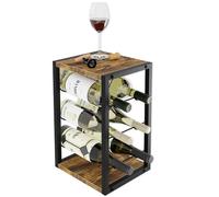 Lenmar LOFT Series 2-6, 21 x 24 x 37 cm, Estanterías Vino Botellero Metal para Botellas, 6 Botellas, Vino, Botellero, Bodega, Estantes