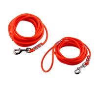 LENNIE Easycare® - Correa de Entrenamiento Redonda de 8 mm, 10 Metros, Color Naranja neón, sin Correa (Impermeable y fácil de Limpiar)