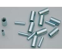 LENNIE, manguito zincado, zincado, M07 x 30 mm, manguito cilíndrico de acero galvanizado para varilla roscada, se vende por unidad, para ensamblar, conectar, reforzar, reparar, proteger