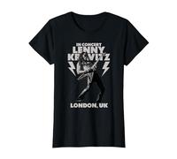 Lenny Kravitz Blue Electric Light Tour 2025 London Camiseta, Mujer, Negro, XL