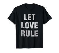 Lenny Kravitz Let Love Rule On Black Camiseta