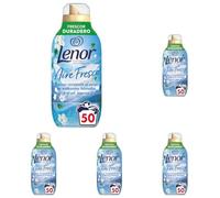 Lenor Aire Fresco Suavizante Para Ropa Clean Breeze 50 Lavados, 700 ml. (Paquete de 5)