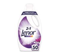 Lenor Detergente líquido, detergente de color, 50 lavados, protección del color, amatista, sueño de flores (2,75 L)