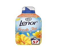 Lenor Fresh Air - Suavizante de telas con 57 lavados, rayos solares, frescura ultraconcentrada, botella reciclada