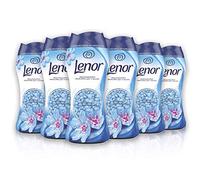 Lenor Perfumador para ropa con perlas perfumadas para lavadora, despertar primavera, paquete de 6 (6 x 210 g), intensificador de perfume, tamaño grande, 100% plástico reciclado
