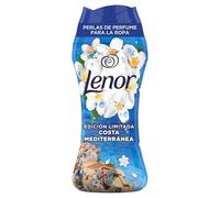 Lenor Perlas De Perfume para la Ropa, 22 Lavados (270g), Brisa Marina Y Jazmín, Edición Limitada Costa Mediterránea, Frescor Ininterrumpido Hasta 12 Semanas
