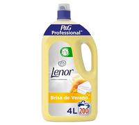 Lenor Professional Brisa De Verano Potenciador Para Ropa/Suavizante Para Ropa 200 Lavados, 4 l, Suavidad Y Frescor Irresistibles Diseñadas Para Profesionales