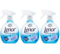 Lenor Spray liberador de arrugas elimina arrugas en la tela. Aroma de despertar de primavera, paquete de tres, 3 x 500 ml