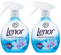 Lenor Spray liberador de arrugas que elimina las arrugas en la tela. Aroma Spring Awakening, paquete doble, 2 unidades de 500 ml