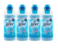 LENOR Suavizante Concentrado, Pack Ahorro 4X40 Lavados, TOTAL 160 Dosis, Suavizante Para Lavadora, Frescor Duradero y Ropa Fresca