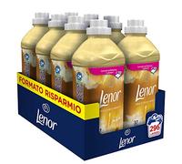 Lenor Suavizante Lavadora Concentrada, 296 Lavados (8 x 37), Oro y Flores de Vainilla, Maxi Formato, Perfuma Cada Noche hasta una Semana