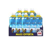 Lenor Suavizante para lavadora concentrado, 200 lavados (8 x 25), atmósfera italiana Capri, frescor de larga duración y suavidad de origen vegetal, sábanas perfumadas hasta 1 semana