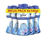 Lenor Unstoppable Perlas de Perfume para la Ropa, 60 Lavados (6 x 140 gr), Frescor Abril