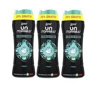 LENOR Unstoppables Fresh Perlas Impulsoras De Fragancia Pack 3 x 270g, Perlas de Perfume para la Ropa con Aroma Floral, Impulso de frescura en Cada Lavado