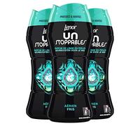 Lenor Unstoppables - Perfume para ropa en perlas, lote de 3