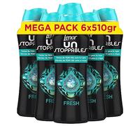 Lenor UNstoppables Perlas de Perfume para la Ropa, 227 Lavados (6 x 510 g), Perlas Suavizante, Potenciador de Frescor, Fragancia Fresca