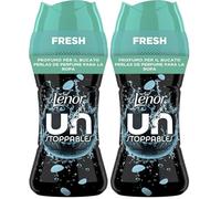 LENOR Unstoppables Perlas de Perfume para la Ropa, 23 Lavados (270g), Suavizante con Fragancia Fresca, Potenciador de Frescor (Paquete de 2)