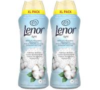 Lenor UNstoppables Perlas de Perfume para la Ropa, 41 Lavados (495g), Suavizante con Fragancia Frescor Algodon, Potenciador de Frescor (Paquete de 2)