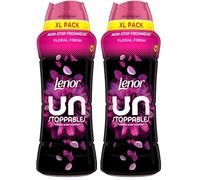Lenor UNstoppables Perlas de Perfume para la Ropa, 41 Lavados (495g), Suavizante con Fragancia Frescor Sensaciones, Potenciador de Frescor (Paquete de 2)
