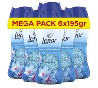 Lenor UNstoppables Perlas de Perfume para la Ropa, 96 Lavados (6 x 195g), Suavizante con Fragancia Frescor de Abril, Potenciador de Frescor