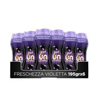 Lenor UNstoppables Perlas de Perfume para la Ropa, 96 Lavados (6 x 195g), Suavizante con Fragancia Violeta Fresca, Potenciador de Frescor