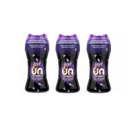 LENOR Unstoppables Violeta Fresca Perlas Impulsoras De Fragancia Pack 3 x 195g, Perlas de Perfume para la Ropa con Aroma Floral, Impulso de frescura en Cada Lavado