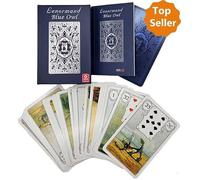 Lenormand Blue Owl (Silver Edition, English Lenormand Cards)