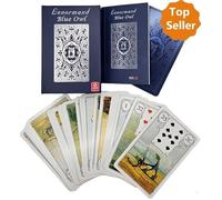 Lenormand Blue Owl (Silver Edition, English Lenormand Cards)