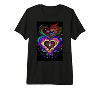 Lenormand Heart Love Oracle Art Design Camiseta Premium