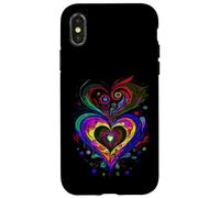 Lenormand Heart Love Oracle Art Design Carcasa para iPhone X/XS