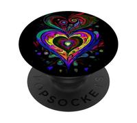 Lenormand Heart Love Oracle Art Design PopSockets PopGrip Adhesivo