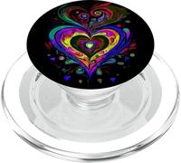 Lenormand Heart Love Oracle Art Design PopSockets PopGrip para MagSafe