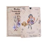 Lenormandd Oracle | 36 Piezas Tarot Deck | Tarjetas Oracle de Papel recubiertas | Tarot Tarjetas para Fiestas en casa, Eventos de Clubes, Viajes de Campamento y Noche de Juegos Familiares