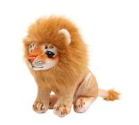 Lenos de peluche Lion Plush, Lion Animal relleno, Juguete animal tierno animales de peluche de león pequeño, Decoración de habitaciones cómoda de dibujos animados para niños para niños adultos, automó