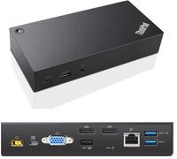 Lenovo 03X7194 replicatore di porte e docking station per laptop Cablato USB 3.2 Gen 1 [3.1 Gen 1] Type-C Nero (DOCK BO TP USB-C Dock - Warranty: 3M)