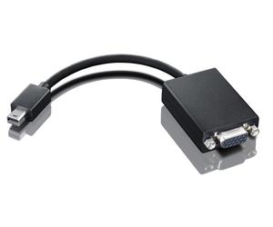 Lenovo 0A36536 adaptador de cable de vídeo VGA (D-Sub) Mini DisplayPort Negro