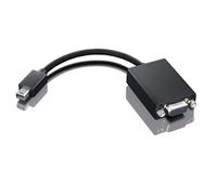 Lenovo 0A36536 adaptador de cable de vídeo VGA (D-Sub) Mini DisplayPort Negro