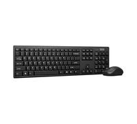 Lenovo 100 Combo Teclado y Ratón Inalámbricos 2.4G (Ratón Sensor Óptico, 1600 dpi, Receptor USB Nano, Compatible con Windows) QWERTY Español - Negro