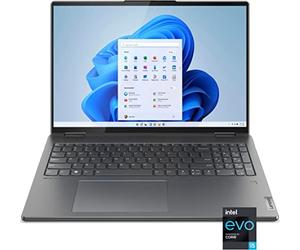 Lenovo 2022 Yoga 7i 16 pulgadas 2.5K Touch 2 en 1 Laptop Intel Evo Platform Core i5-1240P, memoria de 8 GB, SSD de 1 TB, teclado retroiluminado, huella digital, Windows 11, gris tormenta, W/GaLiMu