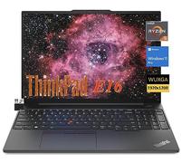 Lenovo 2023 ThinkPad E16 Gen 1 Laptop empresarial, visualización WUXGA IPS de 16 pulgadas, 300 nits, hex-Core AMD Ryzen 5 7530U (hasta 4,5 GHz), 16 GB de RAM, 256 GB NVMe SSD, cámara web, WiFi, Win 11