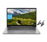 Lenovo 2024 - Portátil empresarial con Ideapad 1, visualización HD de 14 Pulgadas, Intel Celeron N4020, 4 GB de RAM, 128 GB eMMC, Intel UHD Graphics, Wi-Fi 6, Windows 11 S, con Soporte para portátil
