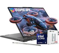 Lenovo 2024 Yoga 7i 2 en 1 AI Laptop, 40.6 cm WUXGA Touch, Intel 12-Core Ultra 5 125U (>i7-1355U), 16GB LPDDR5X RAM, 2TB SSD, retroiluminado, FP, cámara web FHD, AI Copilot, Win11 Home, W/128GB PSD y