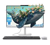 Lenovo 24 computadoras de escritorio todo en uno para oficina en casa, 60.5 cm FHD Business AIO, procesador Intel de 8 núcleos (Beat i5-1140G7), 32GB DDR4 RAM, 1TB PCIe SSD, WiFi 6, Bluetooth 5.2